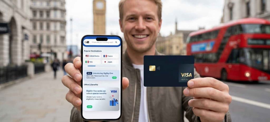 GigSky + Visa eSIM en 2026 : avantages, couverture, croisières et Coupe du Monde 2026